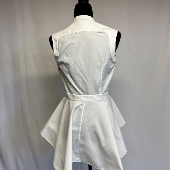 Alexander McQueen White Peplum Shirt - Picture 3 of 5